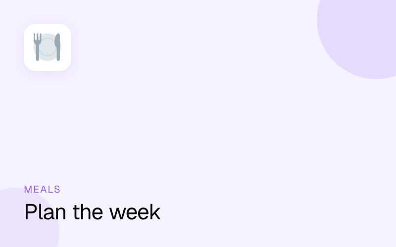 Meal Planning